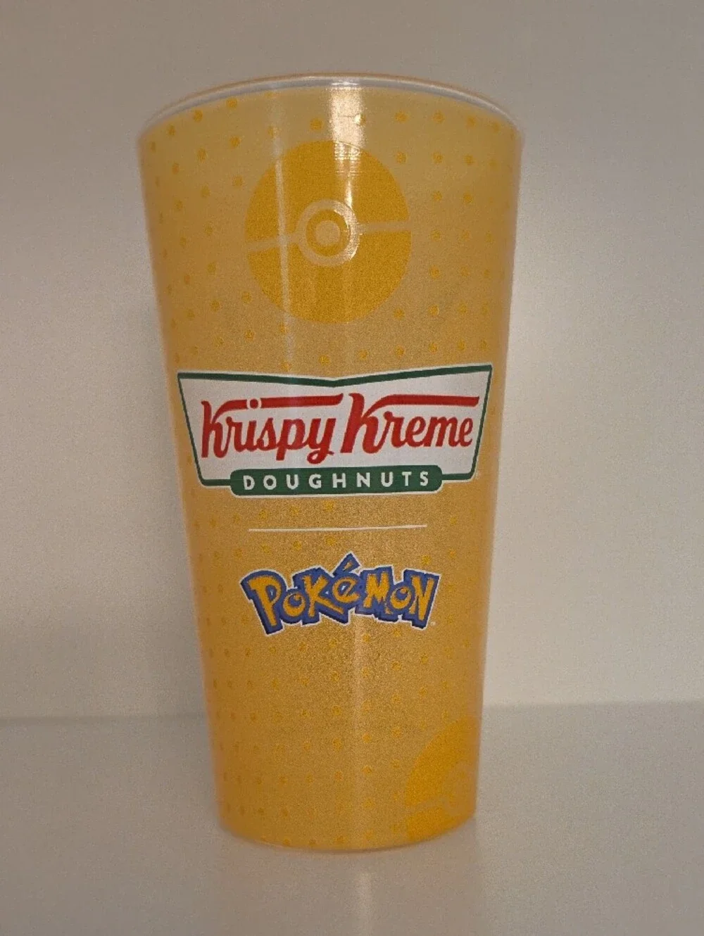 Pikachu Yellow Pokemon Krispy Kreme Cup